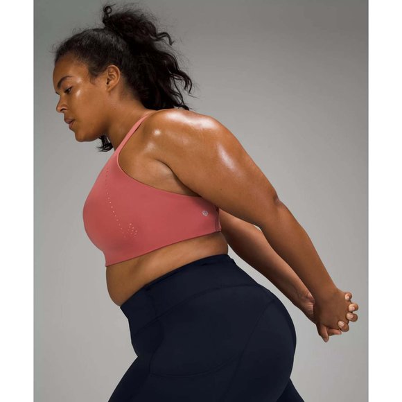 NEW Lululemon Air Support Sports Bra High Support Brier Rose Pink Puff $98 36DDD - Picture 4 of 10